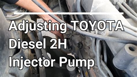 2h injector pump fuel screw|TOYOTA 2H REPAIR MANUAL Pdf Download.